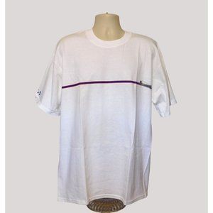 Delta Airlines DC 3 Airplane Tee Shirt Mens XL White Red Blue Gildan Short Slv